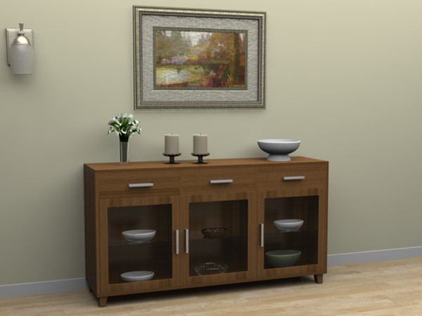 capella cupboard living 3d model - Capella by erikur200